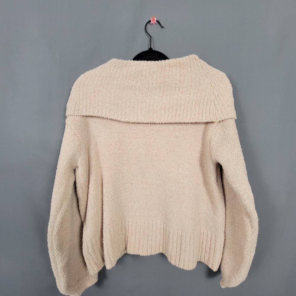 Jessica Simpson Blush Pink Cozy Knit Sweater Wide Neck Soft Pullover - Picture 2 of 9